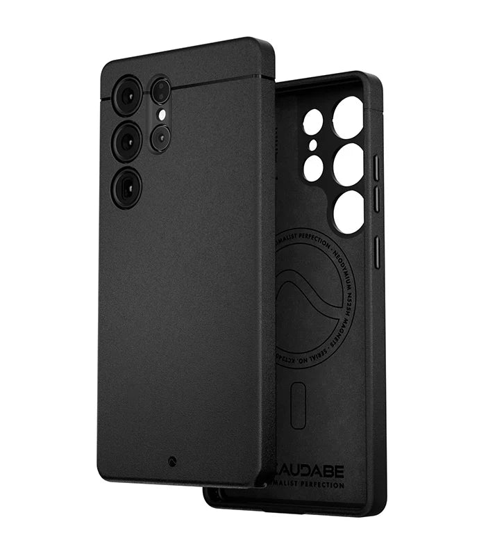 Caudabe Sheath Case with Magnets for Samsung Galaxy S25 Ultra - Black