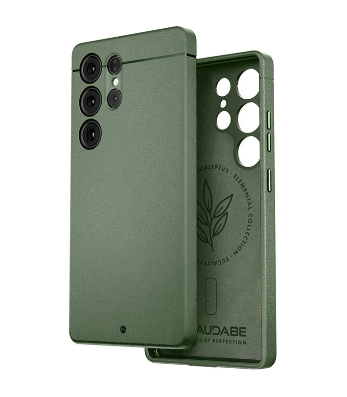 Caudabe Sheath Case with Magnets for Samsung Galaxy S25 Ultra - Eucalyptus