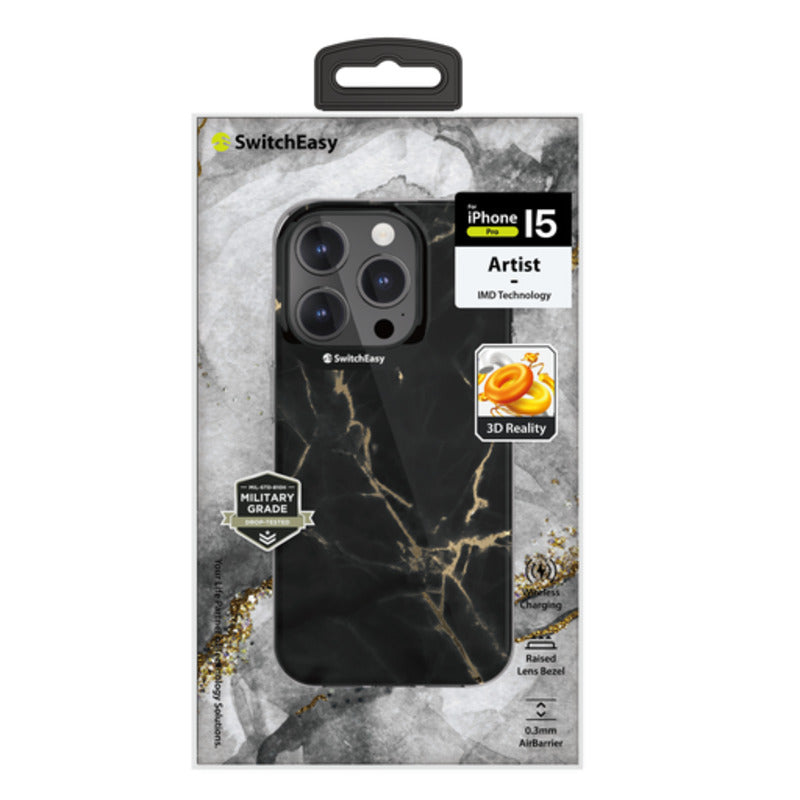 SwitchEasy Artist Case iPhone 15 Pro 6.1 - Noir