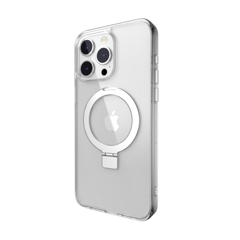 SwitchEasy MagStand M MagSafe Grip Case for iPhone 15 Pro Max 6.7 Transparent