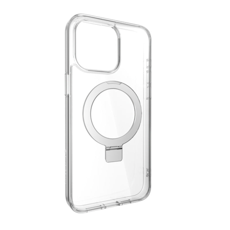 SwitchEasy MagStand M MagSafe Grip Case for iPhone 15 Pro Max 6.7 Transparent