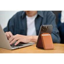 Load image into Gallery viewer, Satechi Magnetic Wallet Stand for iPhone - Orange