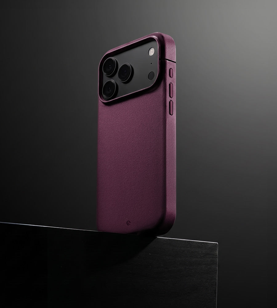 Sheath (OPEN) Case MagSafe iPhone 18 Pro 6.3 in Almandine - Caudabe