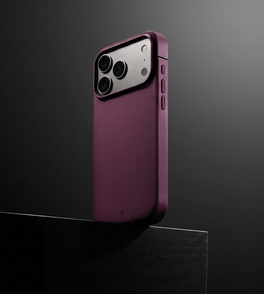 Sheath (OPEN) Case MagSafe iPhone 18 Pro 6.3 in Almandine - Caudabe