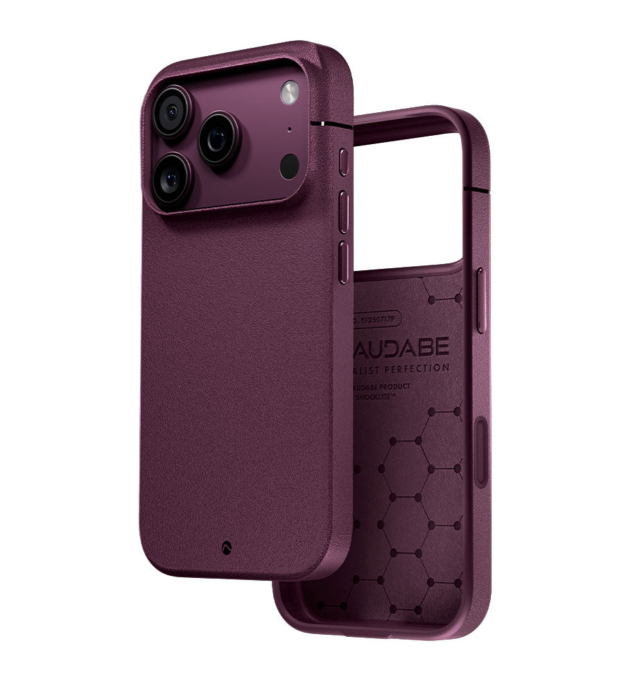 Sheath (OPEN) Case MagSafe iPhone 18 Pro 6.3 in Almandine - Caudabe