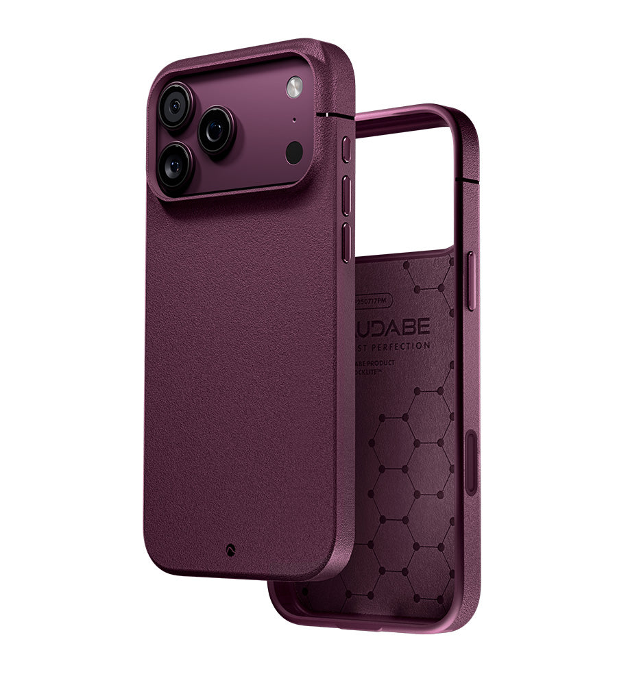 Sheath (OPEN) Case MagSafe iPhone 18 Pro Max 6.9 in Almandine - Caudabe