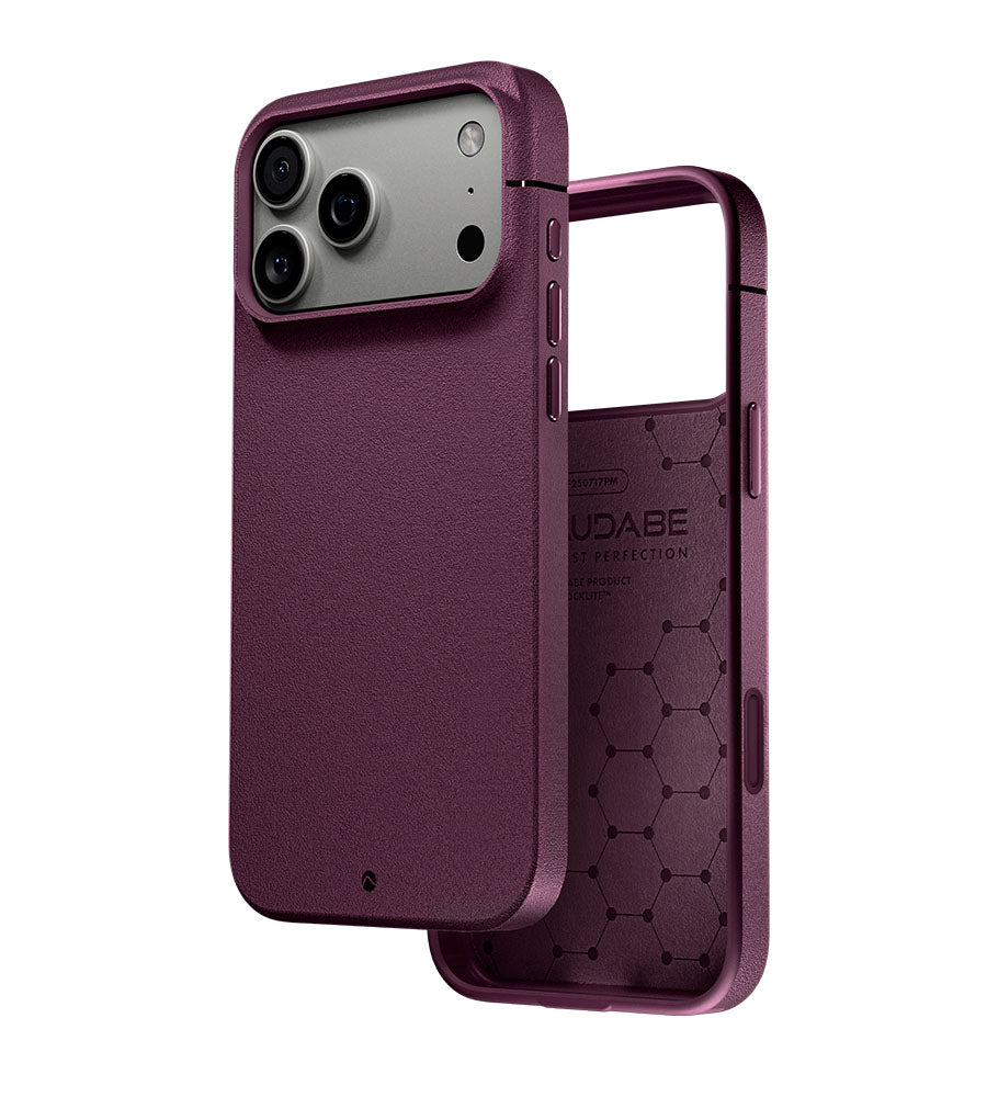 Sheath (OPEN) Case MagSafe iPhone 18 Pro Max 6.9 in Almandine - Caudabe