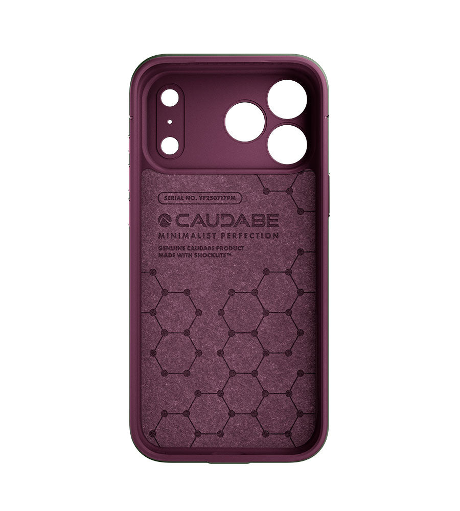 Sheath Precise Case MagSafe iPhone 18 Pro Max 6.9 in Almandine - Caudabe