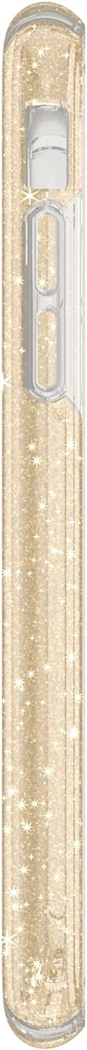 Speck Presidio Clear + Glitter Case For iPhone XS / X (BONUS Screen Protector!!)