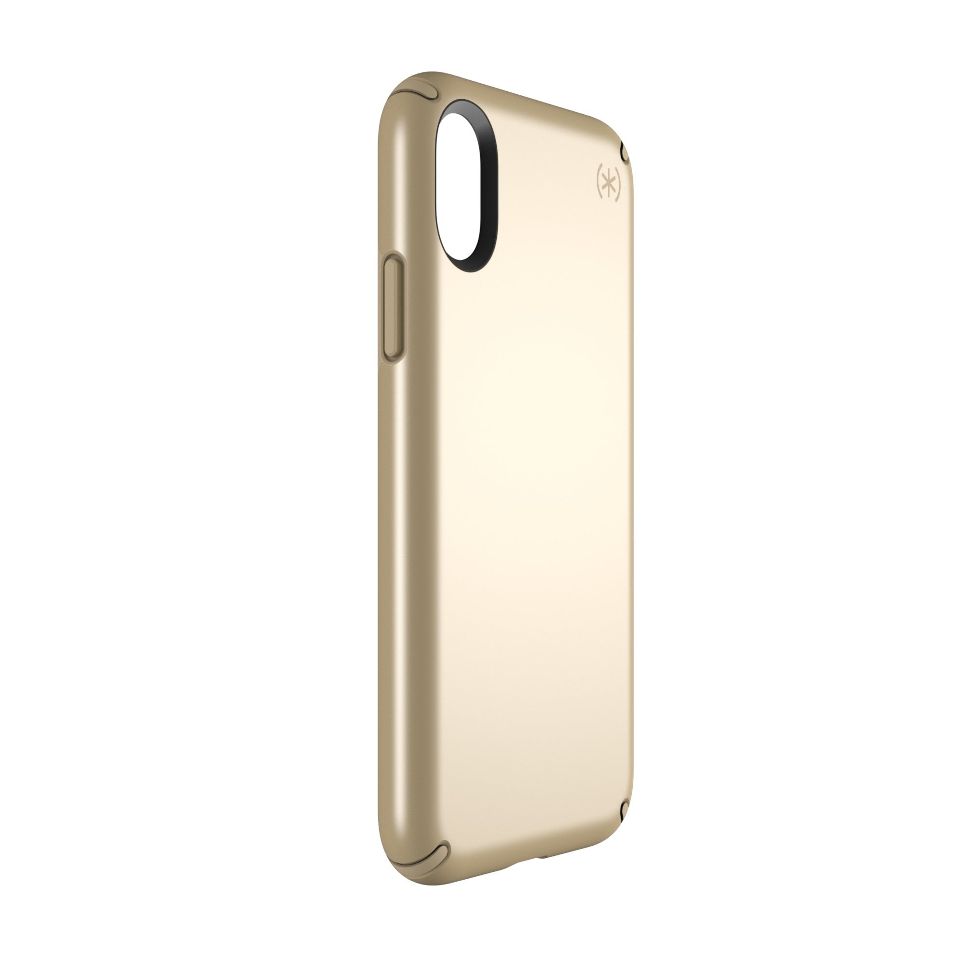 Speck Presidio Metallic IMPACTIUM Case For iPhone XS / X - Gold (BONUS Screen Protector!!)