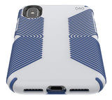 Speck Presidio Grip  Case For iPhone X / XS - Grey/Blue (BONUS Screen Protector!!)