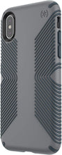 Load image into Gallery viewer, Speck Presidio Grip 3M / 10FT Drop Protection Slim Rugged Case For iPhone X / XS - Grey