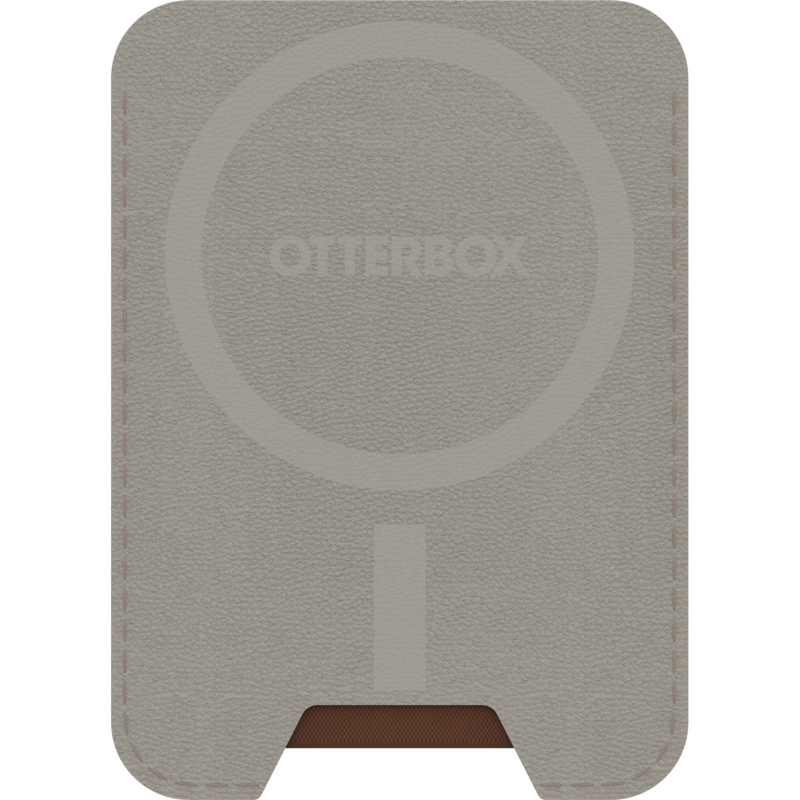 OtterBox Symmetry Magnetic Cactus Leather Wallet Attachment - Desert Saddle Brown