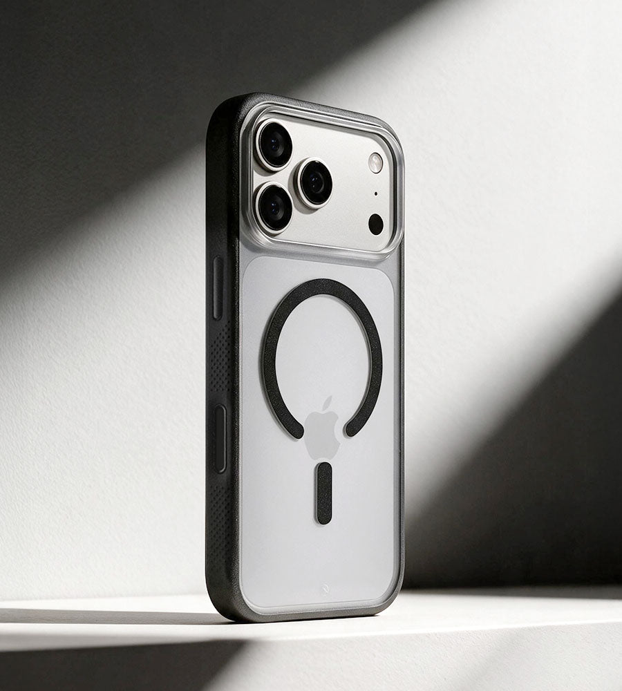 Synthesis Open Slim Case MagSafe iPhone 18 Pro 6.3 in Obsidian - Caudabe