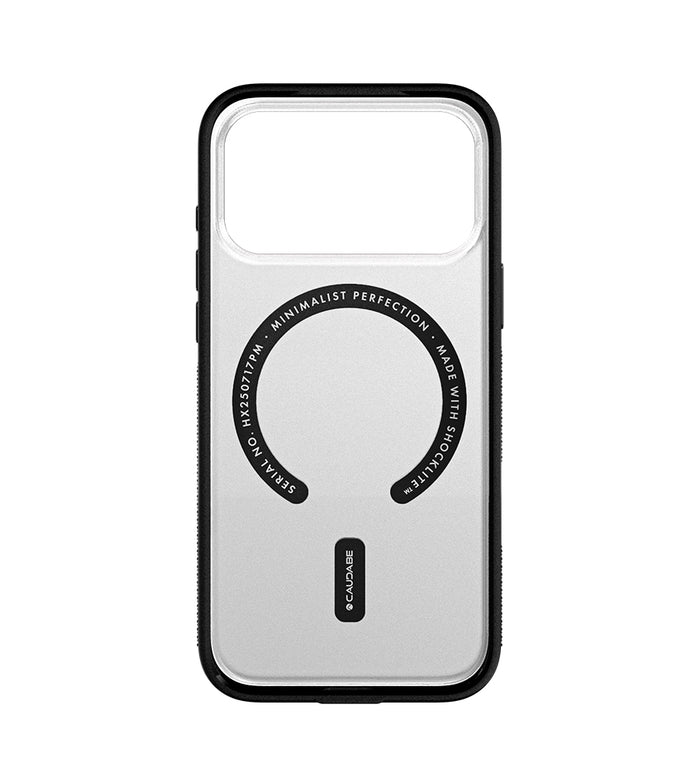 Caudabe Synthesis Slim Protective Case MagSafe iPhone 17 Pro Max 6.9 -Frost
