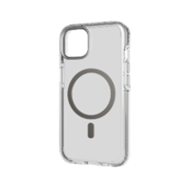 Tech 21 EvoCrystal w/ MagSafe Case for iPhone 17e/16e/15Std/14Std/13Std - Graphite Black