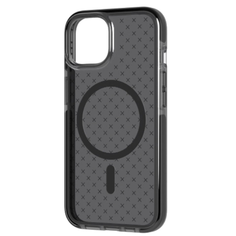 Tech 21 EvoCheck w/ MagSafe Case for iPhone 17e/16e/15Std/14Std/13Std - Smokey Black
