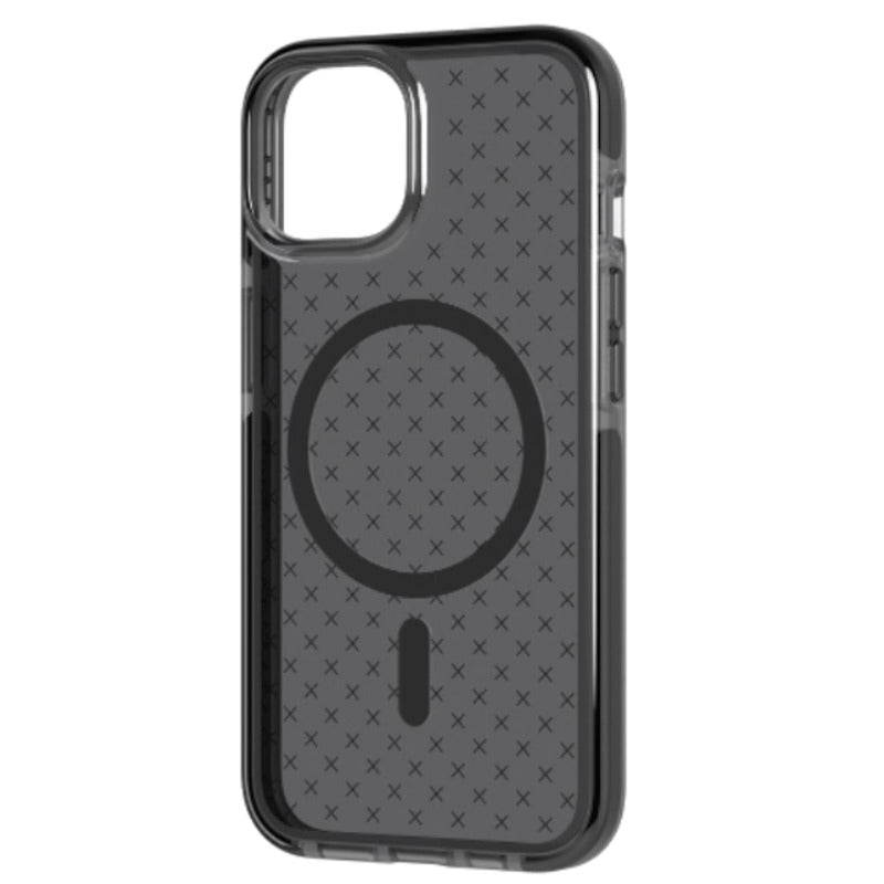 Tech 21 Evo Check w/ MagSafe Case for iPhone 15 Pro Max 6.7 - Smokey Black