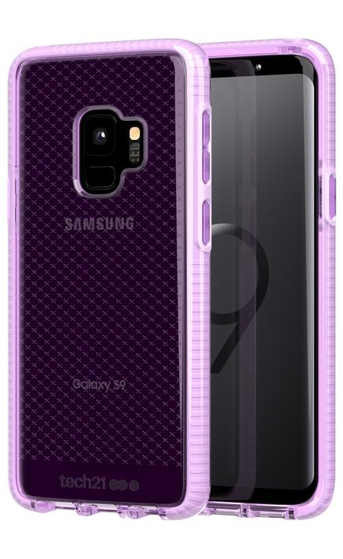 Tech21 Evo Check Rugged 3M Drop Protection Case For Galaxy S9 Orchid