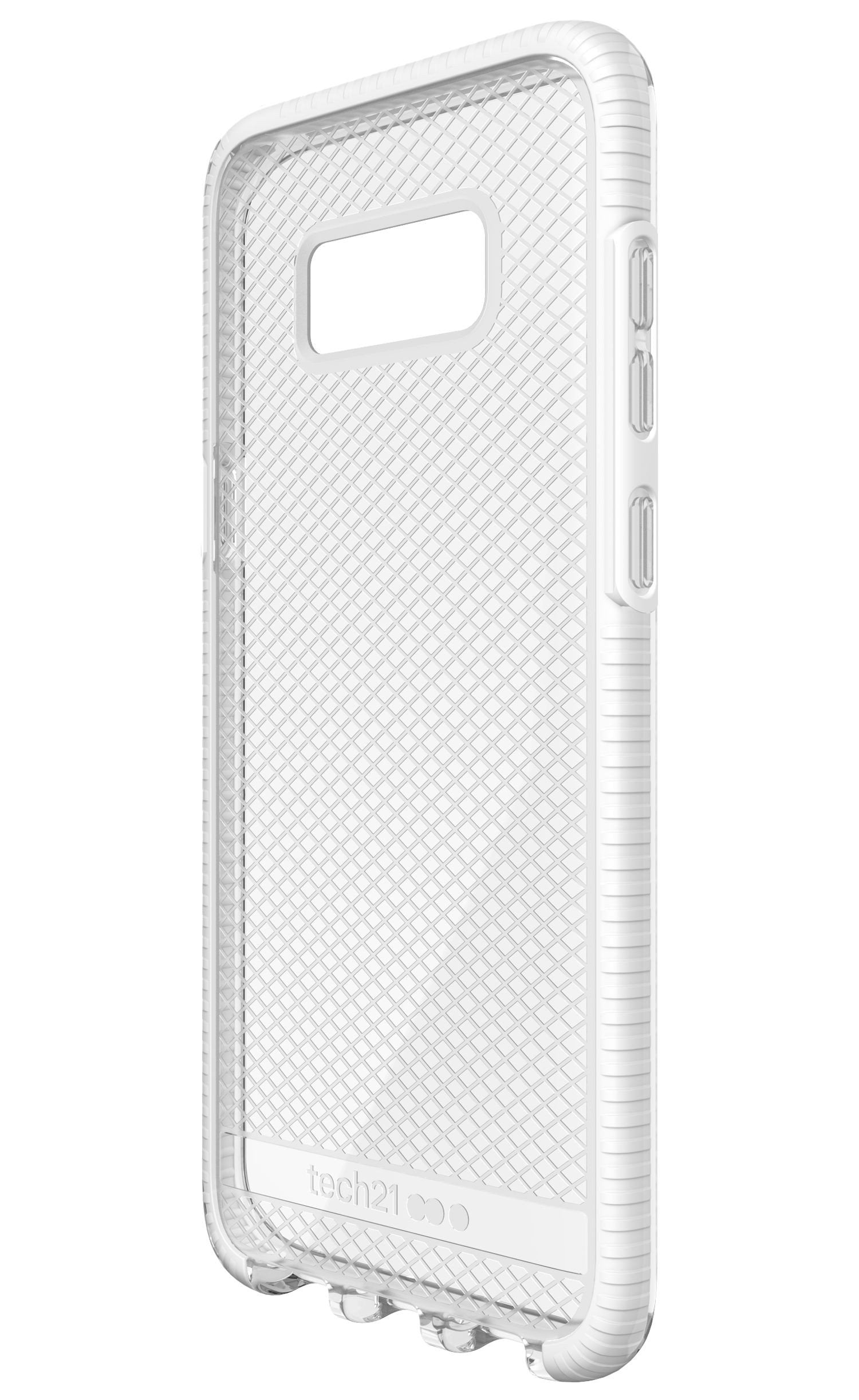 Tech21 Evo Check Slim 3M Drop Protection Rugged Case For Galaxy S8+ Clear White