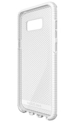 Tech21 Evo Check Slim 3M Drop Protection Rugged Case For Galaxy S8+ Clear White