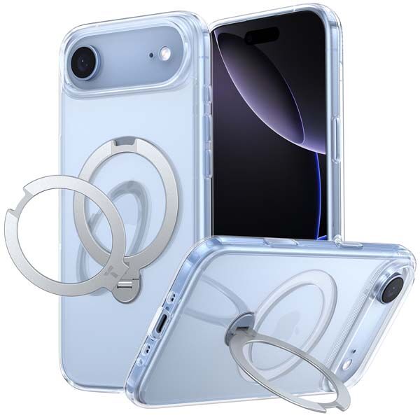 Torras Ostand Spin MagSafe Case iPhone 17 Air - Clear