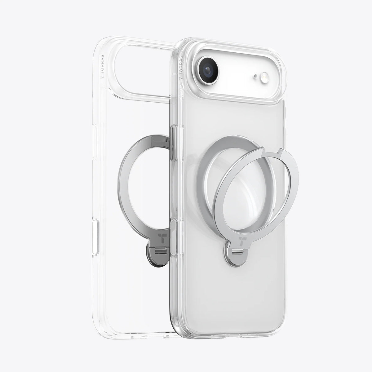 Torras Ostand Spin MagSafe Case iPhone 17 Air - Clear