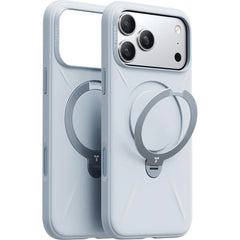 Torras Ostand Silicone MagSafe Case iPhone 17 Pro Max - Baby Blue