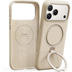 Torras Ostand Silicone MagSafe Case iPhone 17 Pro Max - Modern Brown