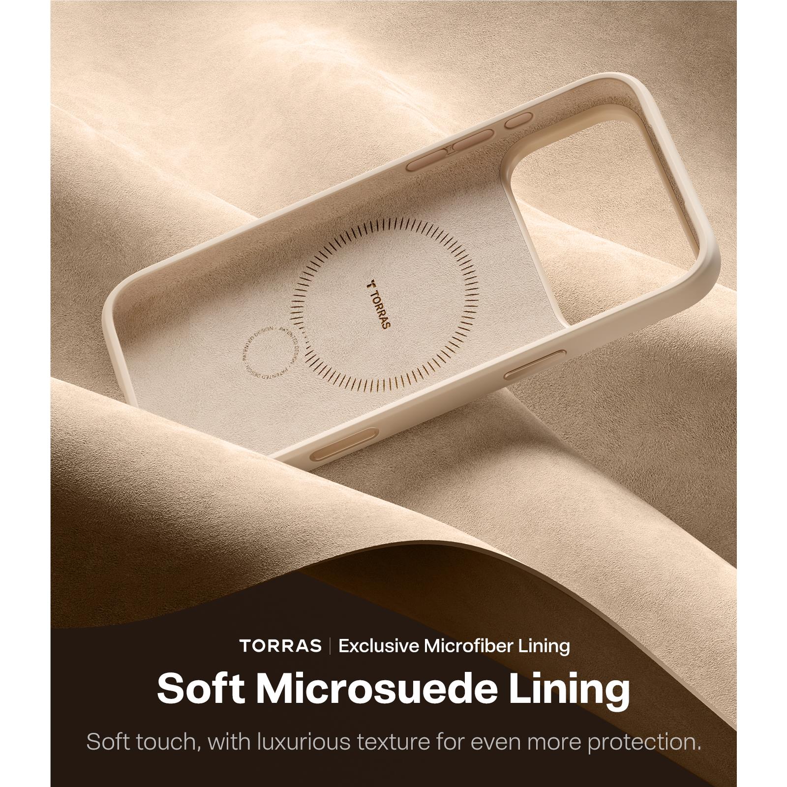 Torras Ostand Silicone MagSafe Case iPhone 17 Pro Max - Modern Brown