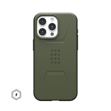 Load image into Gallery viewer, UAG Civilian MagSafe Rugged Slim Case iPhone 15 Pro Max 6.7 Olive Drab