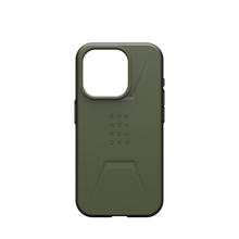 Load image into Gallery viewer, UAG Civilian MagSafe Rugged Slim Case iPhone 15 Pro 6.1 Olive Drab