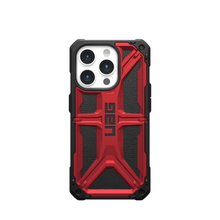Load image into Gallery viewer, UAG Monarch Rugged Tough Case iPhone 15 Pro 6.1 Crimson Red