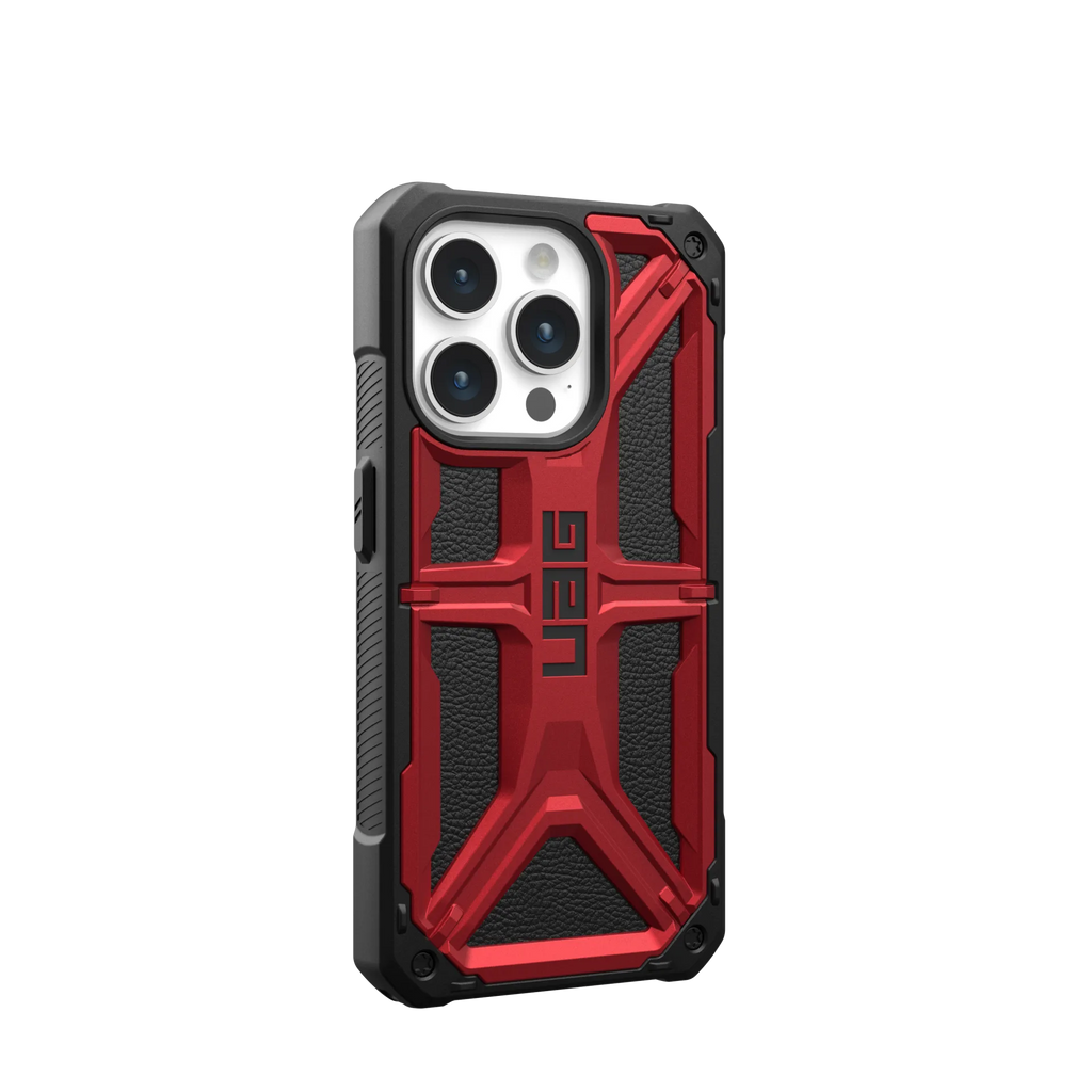 UAG Monarch Rugged Tough Case iPhone 15 Pro 6.1 Crimson Red