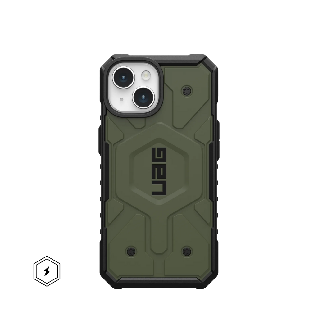 UAG Pathfinder MagSafe Case iPhone 15 Plus 6.7 Olive Drab