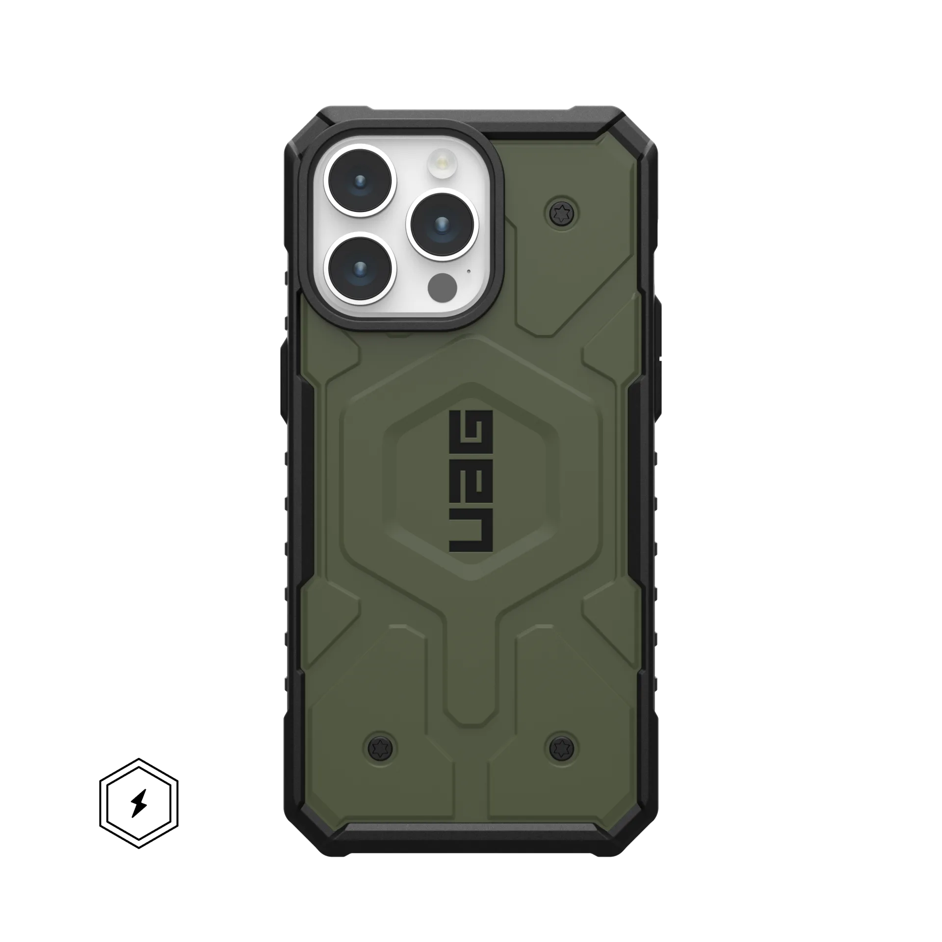 UAG Pathfinder MagSafe Case iPhone 15 Pro Max 6.7 Olive Drab