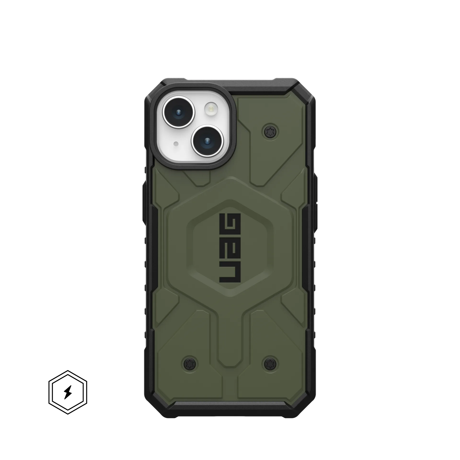 UAG Pathfinder MagSafe Case iPhone 16e / 15 / 14 / 13 Standard 6.1 - Olive Drab