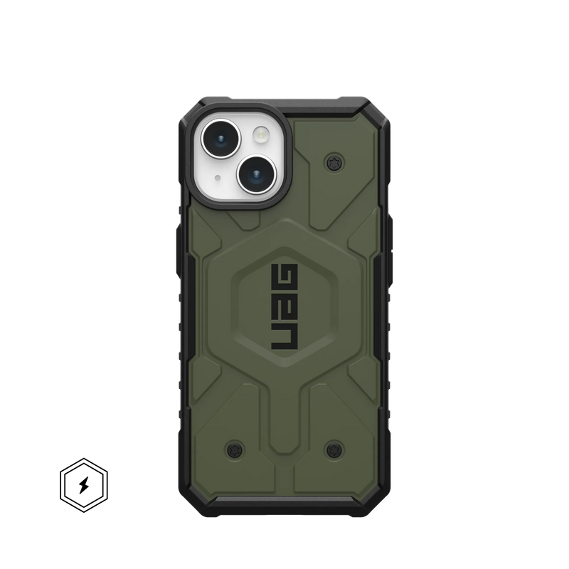 UAG Pathfinder MagSafe Case iPhone 17e / 16e / 15 / 14 / 13 Standard 6.1 - Olive Drab