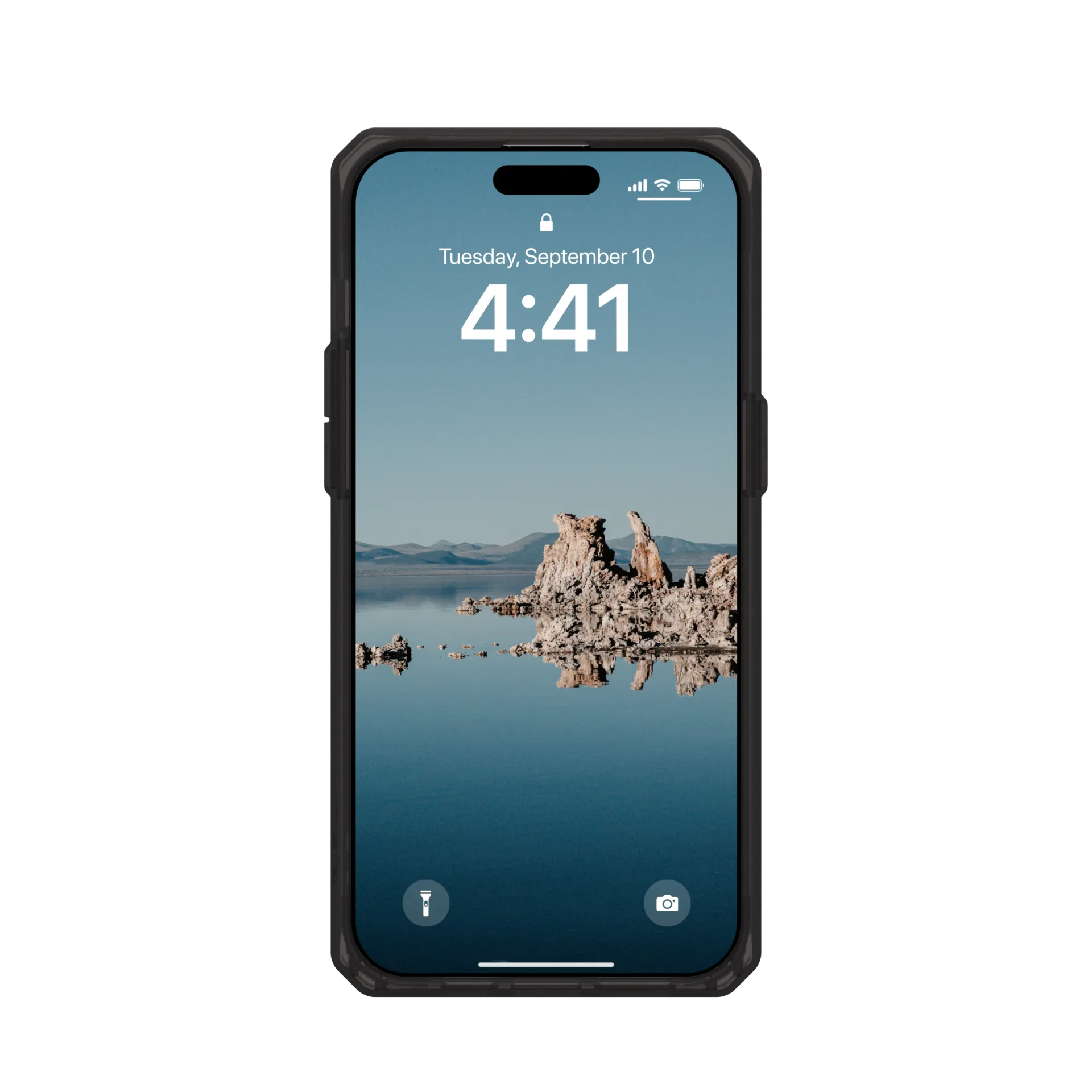 UAG Plyo MagSafe with ACTION BUTTON Case iPhone 15 Pro Max 6.7 - Clear Black