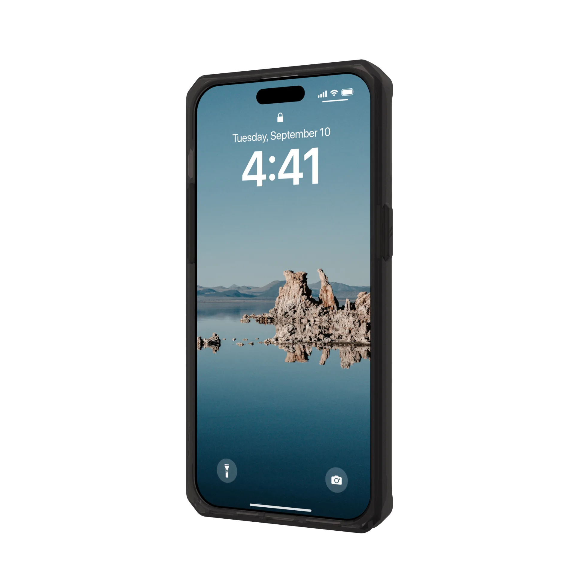 UAG Plyo MagSafe with ACTION BUTTON Case iPhone 15 Pro Max 6.7 - Clear Black