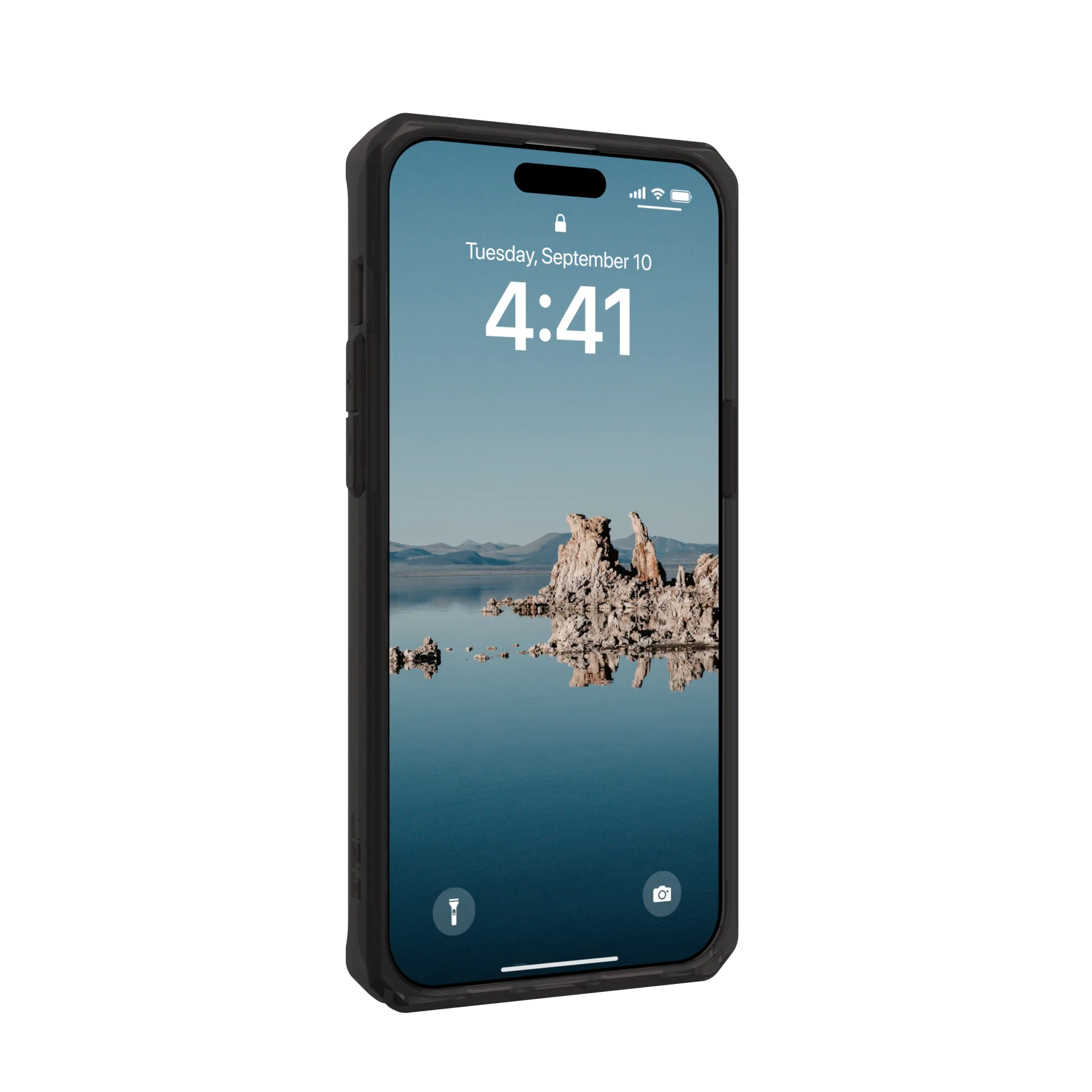 UAG Plyo MagSafe with ACTION BUTTON Case iPhone 15 Pro Max 6.7 - Clear Black