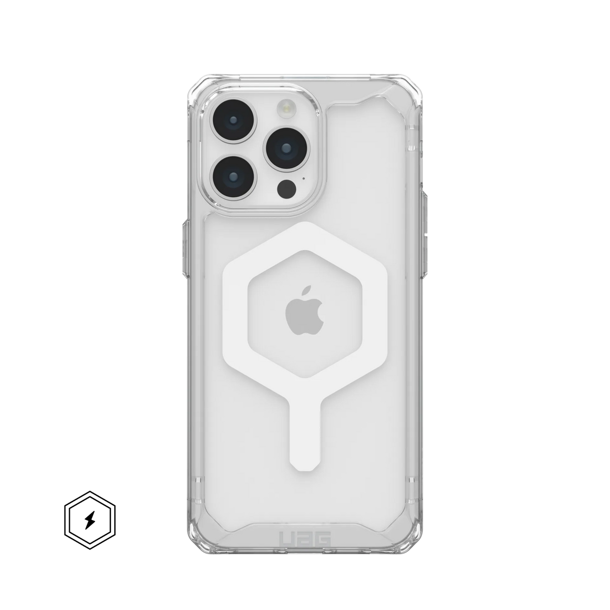 UAG Plyo Clear & MagSafe Case iPhone 15 Pro Max 6.7 Ice White