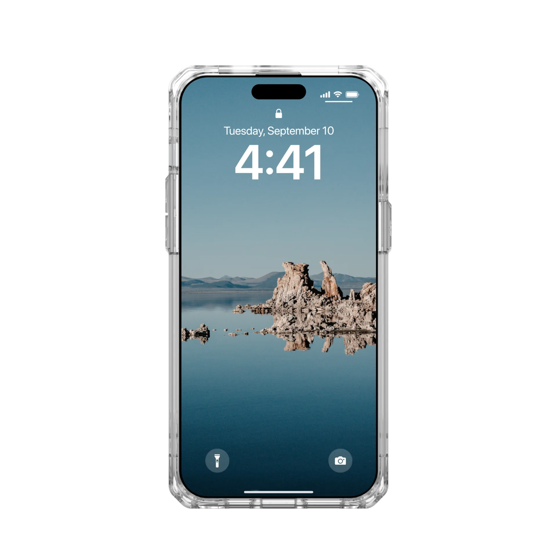 UAG Plyo Clear & MagSafe Case iPhone 15 Pro Max 6.7 Ice White