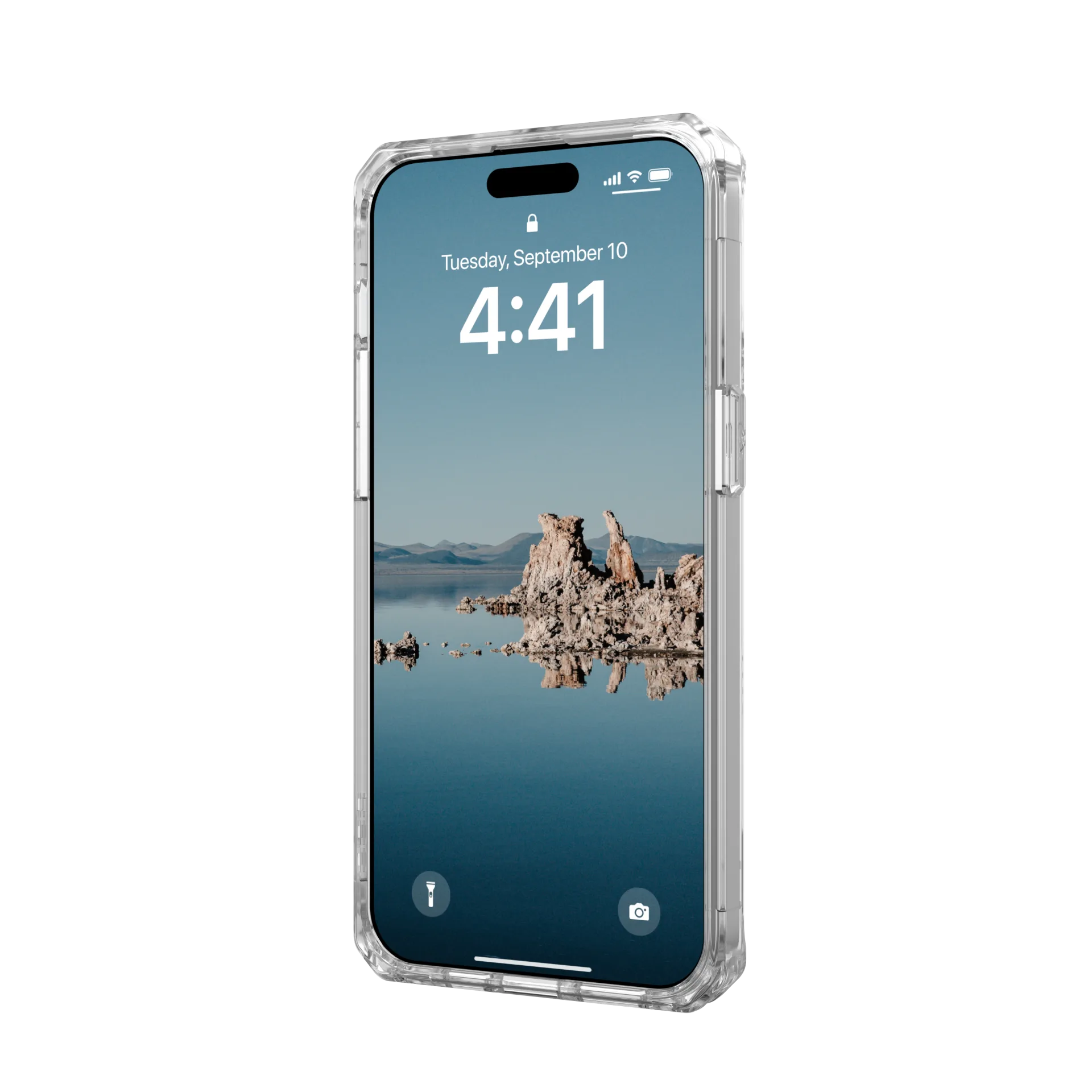 UAG Plyo Clear & MagSafe Case iPhone 15 Pro Max 6.7 Ice White
