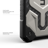 UAG Monarch Pro Rugged Case iPhone 17e / 16e 6.1 - Titanium