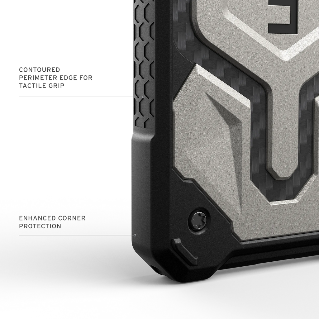 UAG Monarch Pro Rugged Case iPhone 16e 6.1 - Titanium