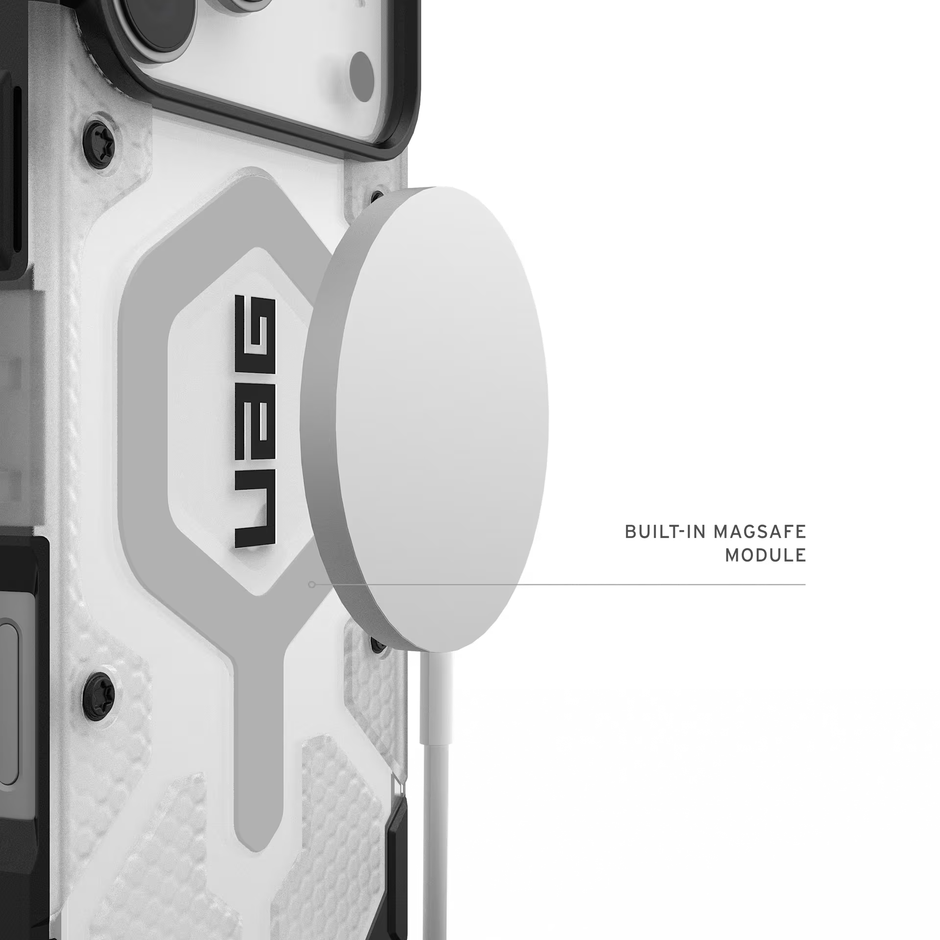 Pathfinder Clr MagSafe Case for iPhone 18 Pro 6.3 in Ice/Silver - UAG
