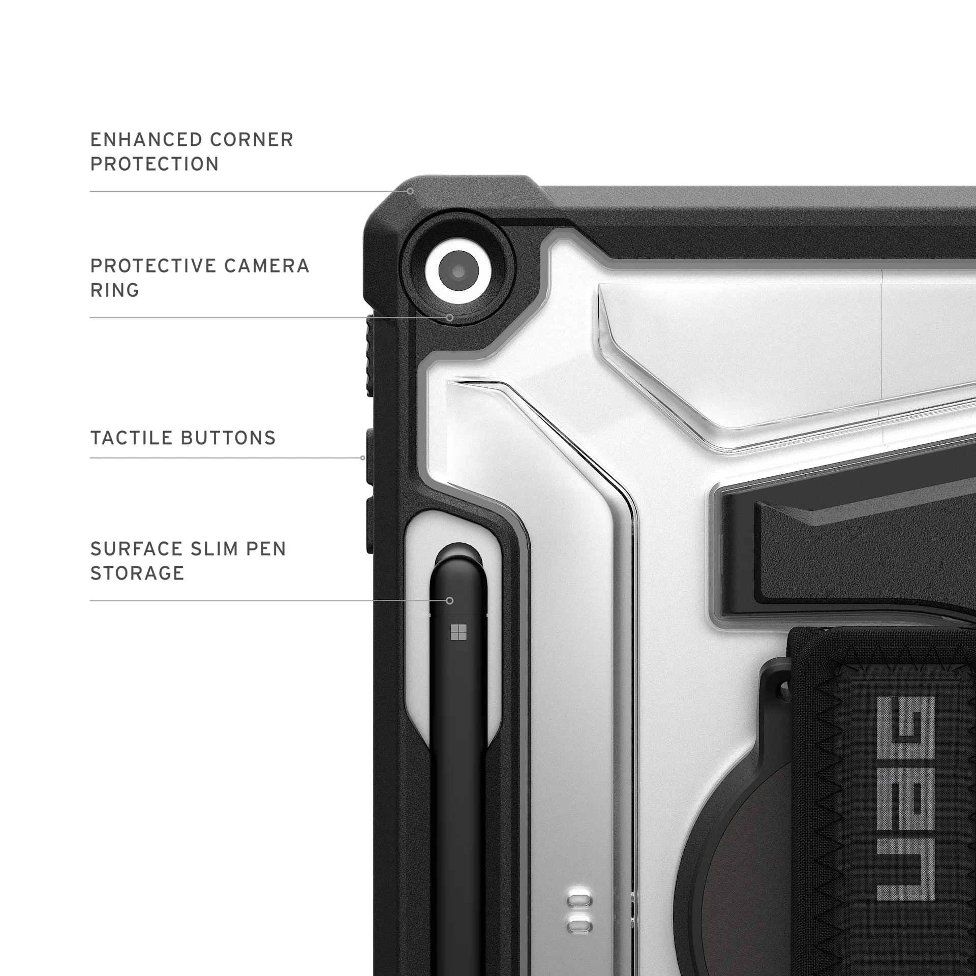 Microsoft Surface Pro 1st Edition Case by UAG – Shockproof Plasma Series