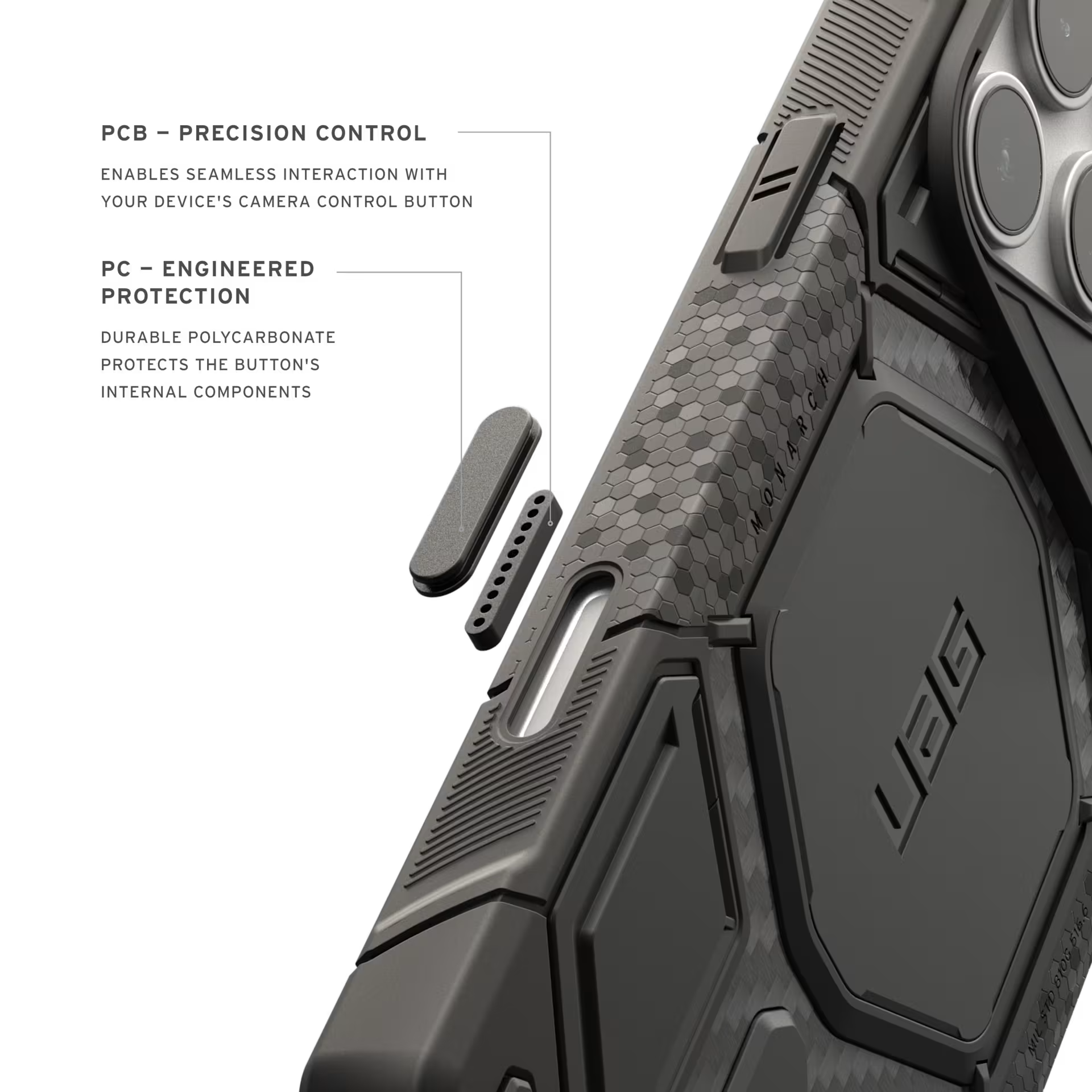 Monarch Pro Case for iPhone 18 Pro Max 6.9 in Carbon Fiber - UAG