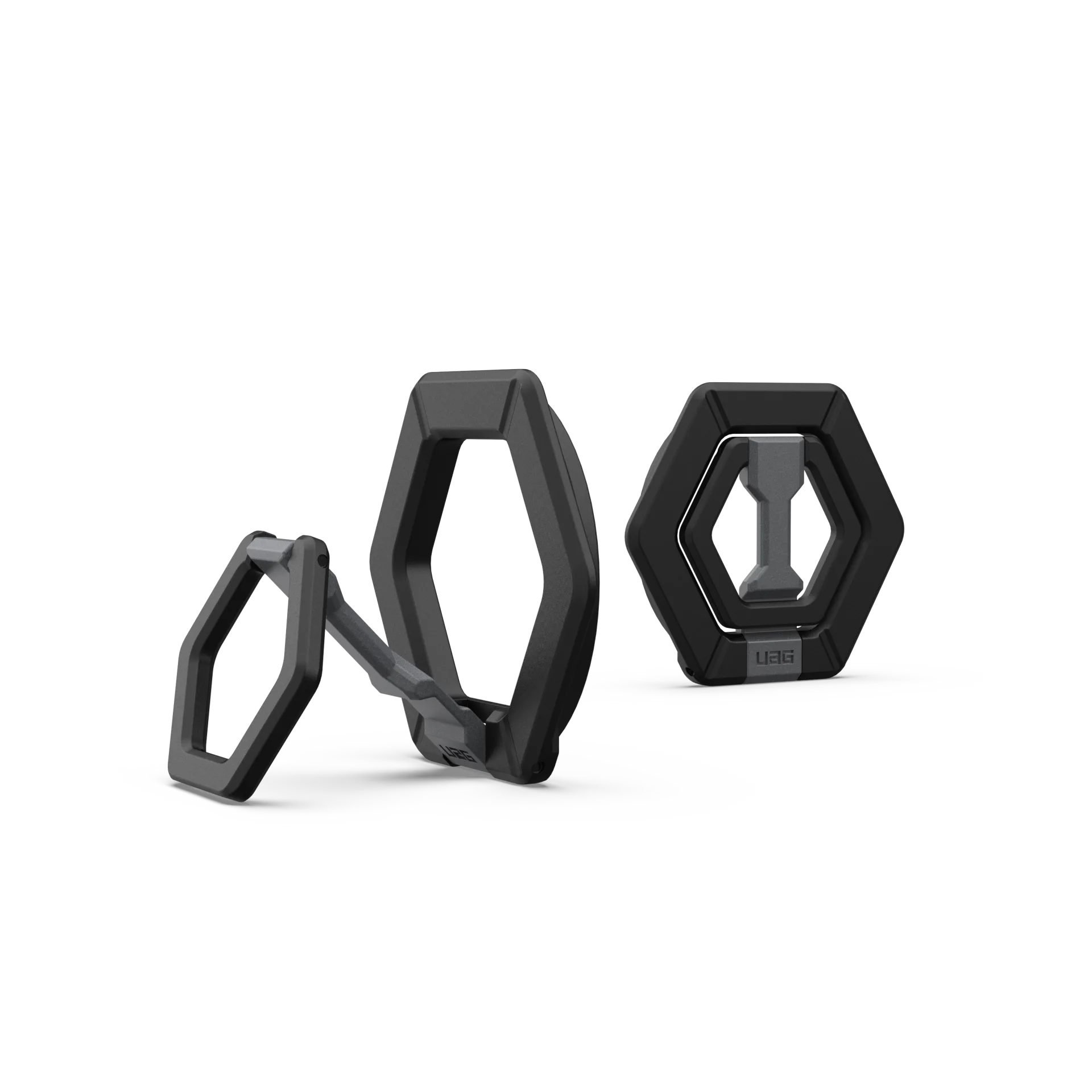 UAG MagSafe Magnetic Ring & Stand - Black / Silver